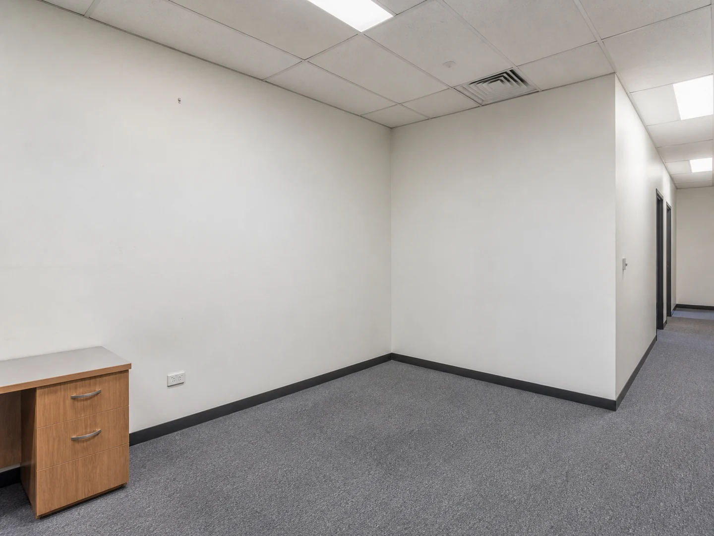 Office room before the conversion to clinical use